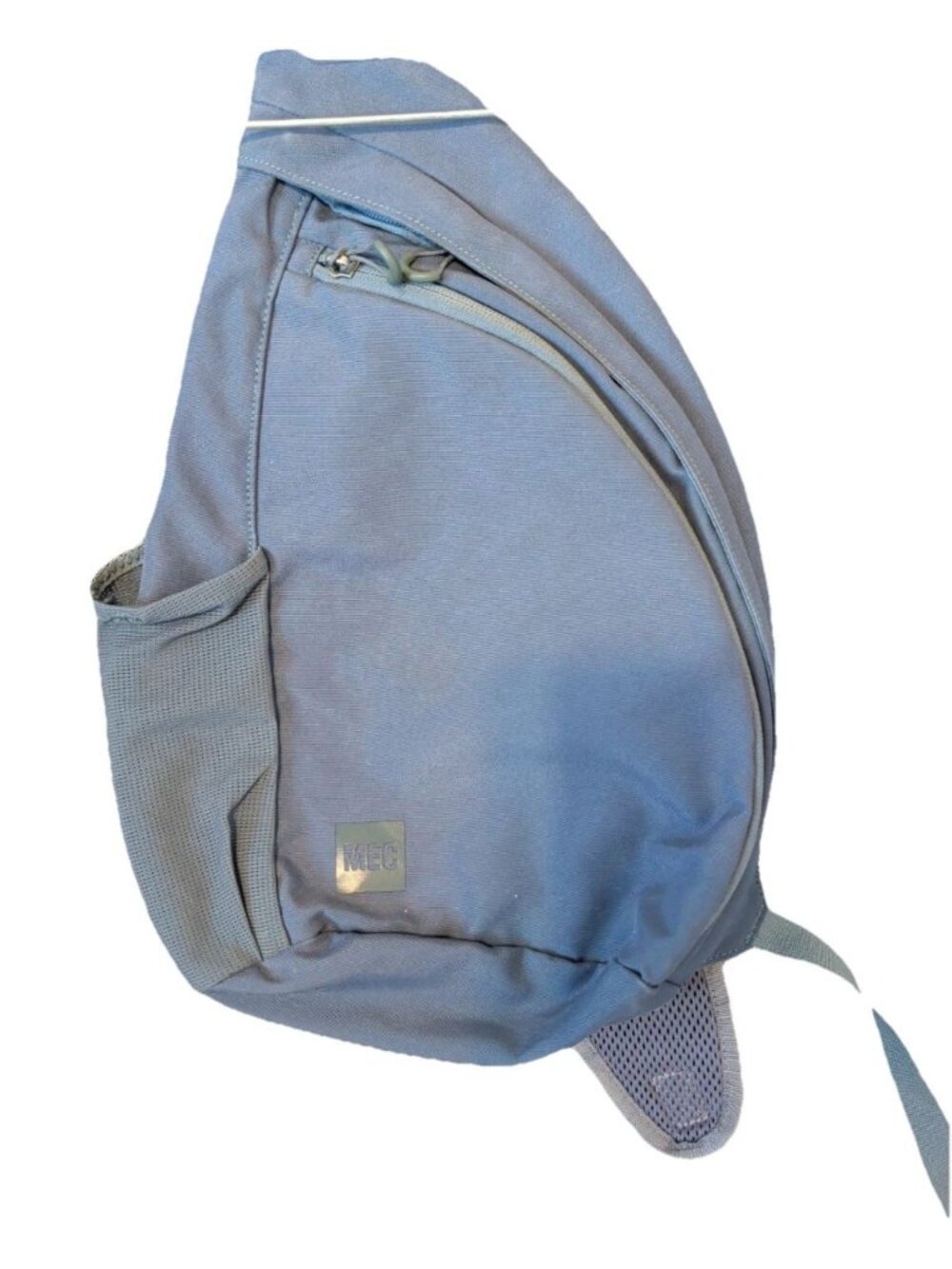 Mountain Equipment Co-op MEC Pod Sling Pack Bag grey % Green Y2K Gorpcore